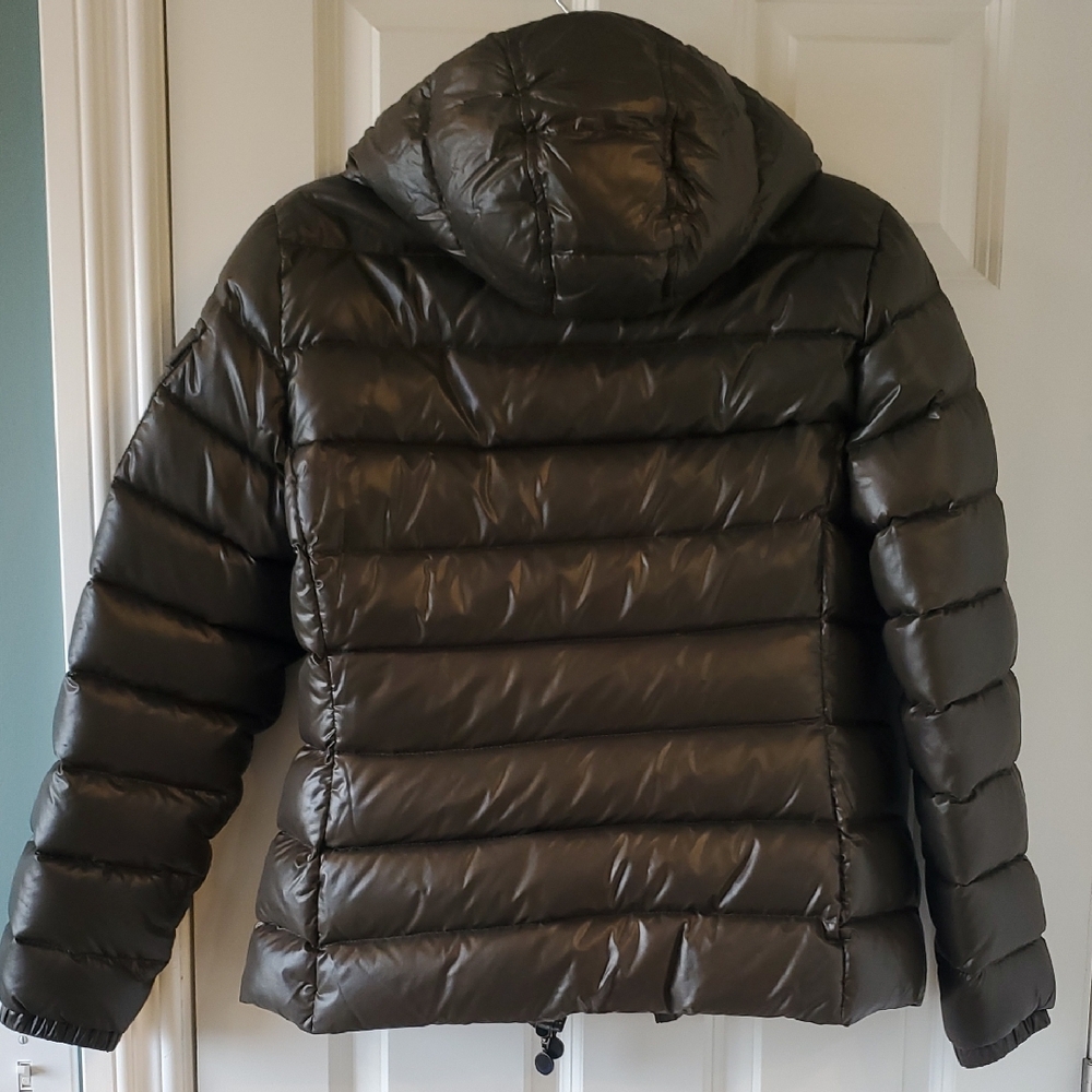 Moncler Metallic Brown Puffer Jacket Size 3 - Picture 7 of 9